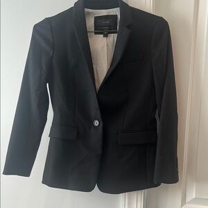 J.Crew Regent Black Blazer Size 2P